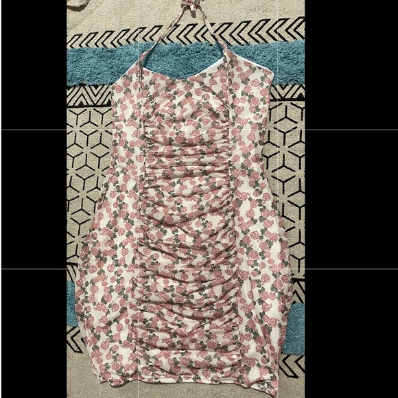 Pink floral mini dress from Pacsun! - Picture 1 of 2